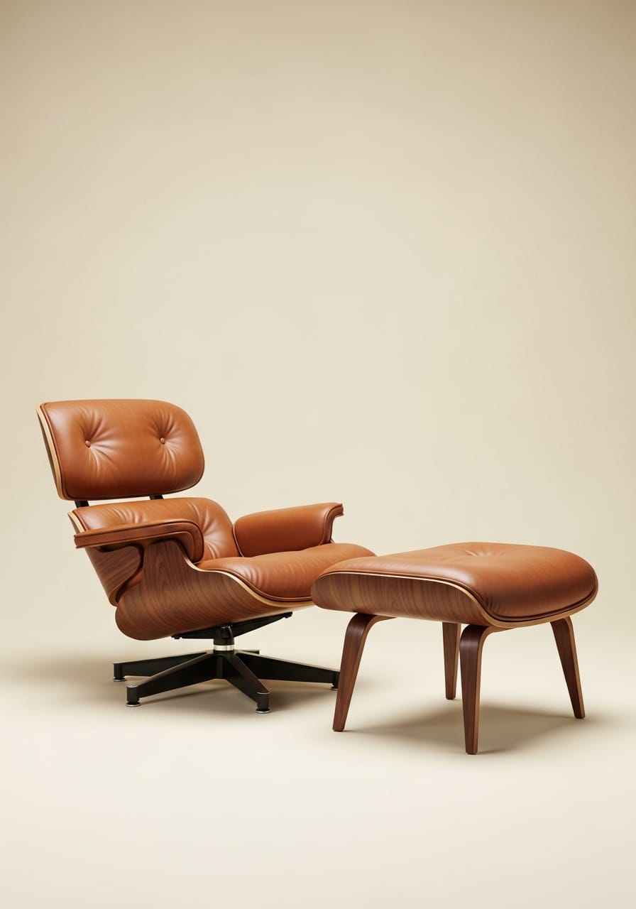 Eames Lounge Chair, Tall