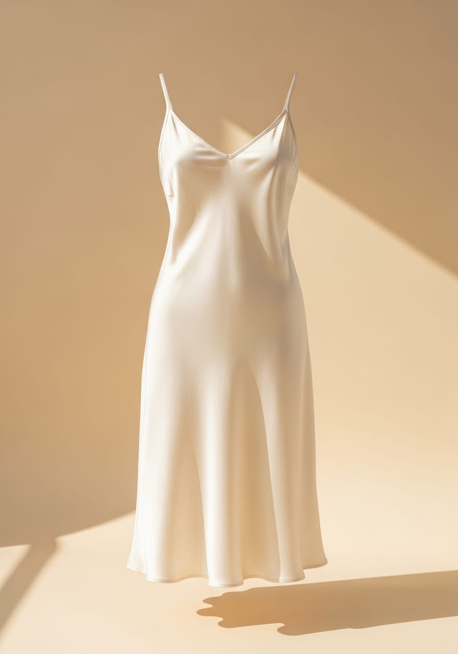 Silk Cady Dress