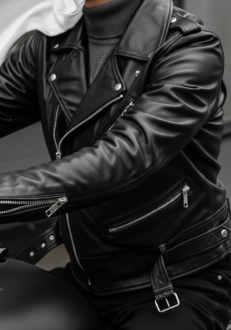 Leather Blouson
